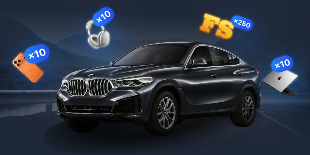 Розыгрыш от Coins Game - выиграй BMW X6